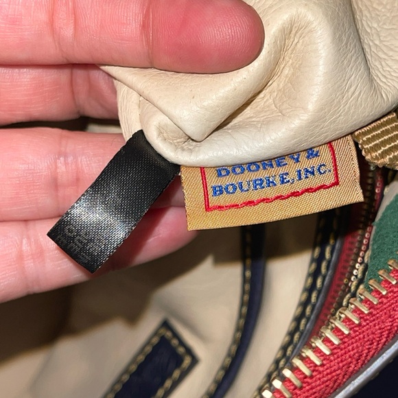 DOONEY & BOURKE Florentine Vacchetta leather, Black, Sholder, Hobo, With Duster - Picture 11 of 14